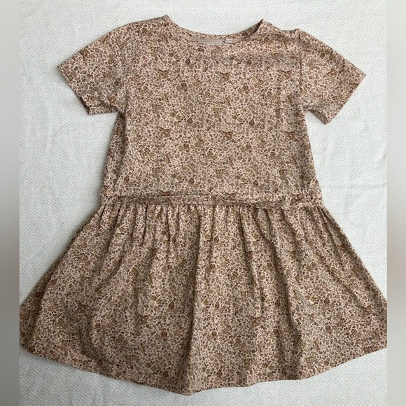 Wheat Other - Wheat neutral pink floral dainty dress organic cotton 3T 3Y